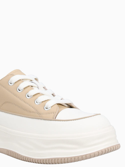 Eisen Beige Leather Beige / 5 / M