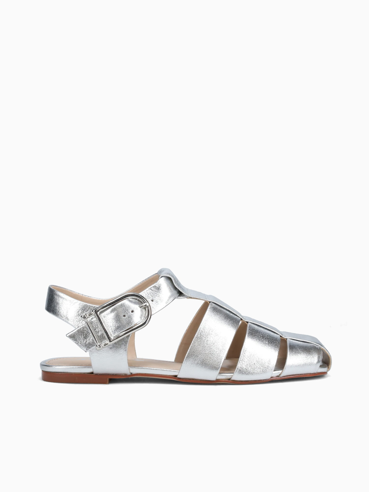 Chiara Silver Leather Silver / 5 / M