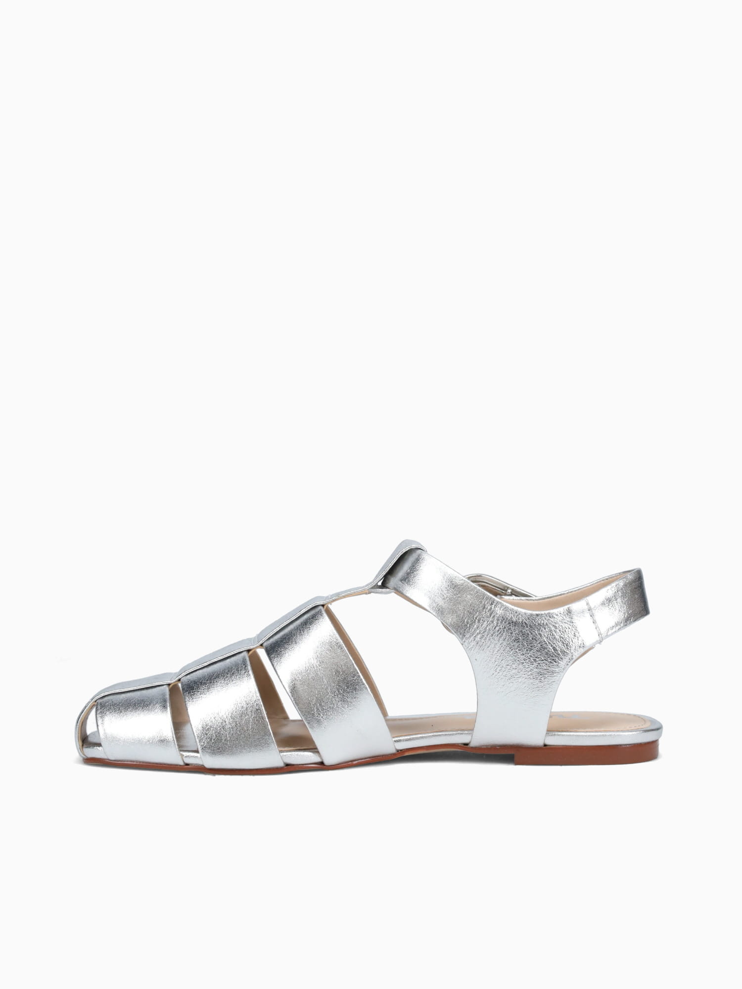 Chiara Silver Leather Silver / 5 / M
