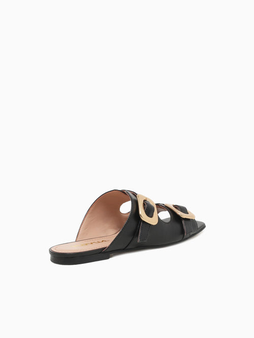 Benis Black Toscana Leather Black / 5 / M