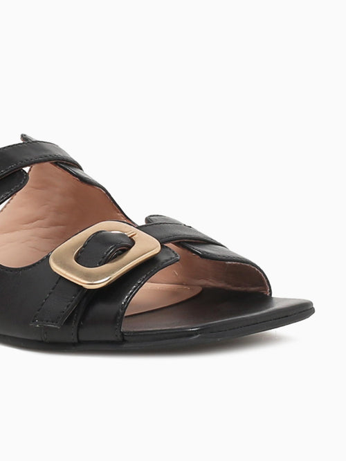 Benis Black Toscana Leather Black / 5 / M