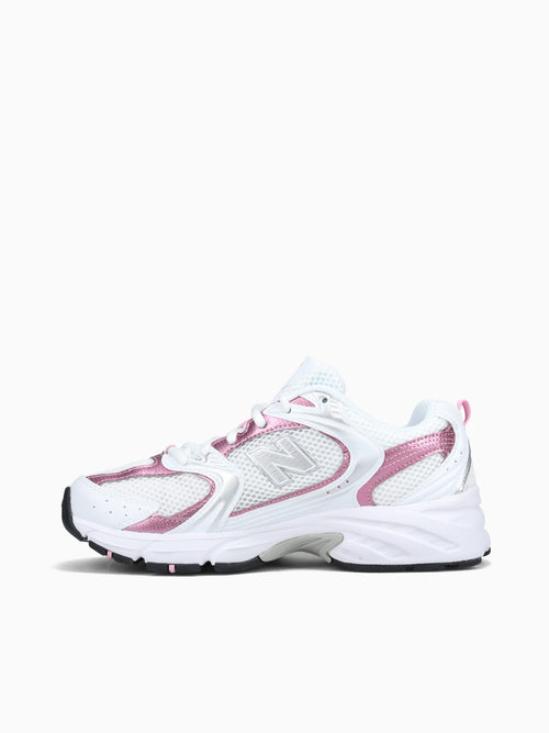 530 White Pink mesh White / 4 / M