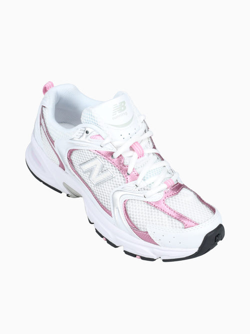 530 White Pink mesh White / 4 / M