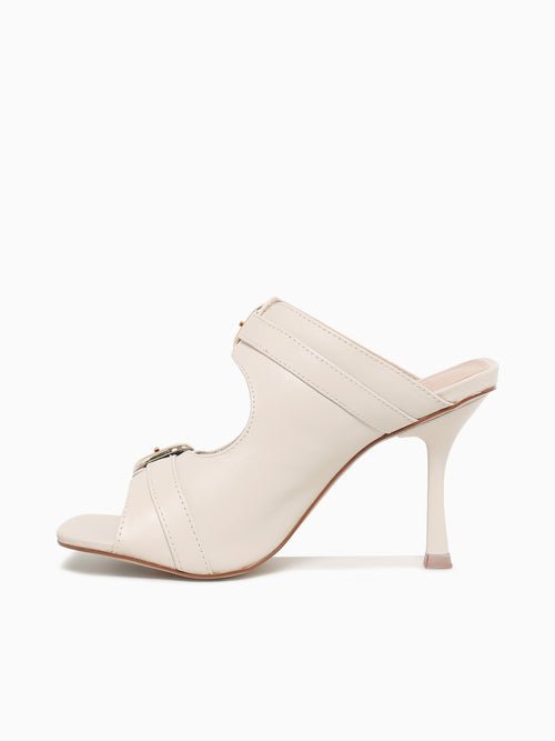 Dawn Ivory Leather Off White / 5 / M