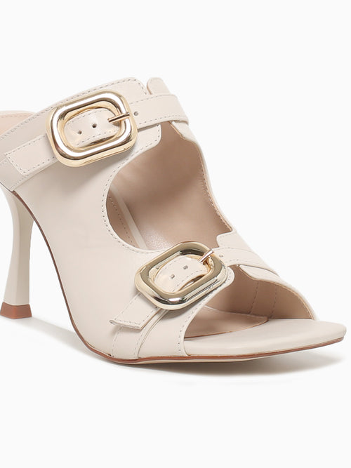 Dawn Ivory Leather Off White / 5 / M