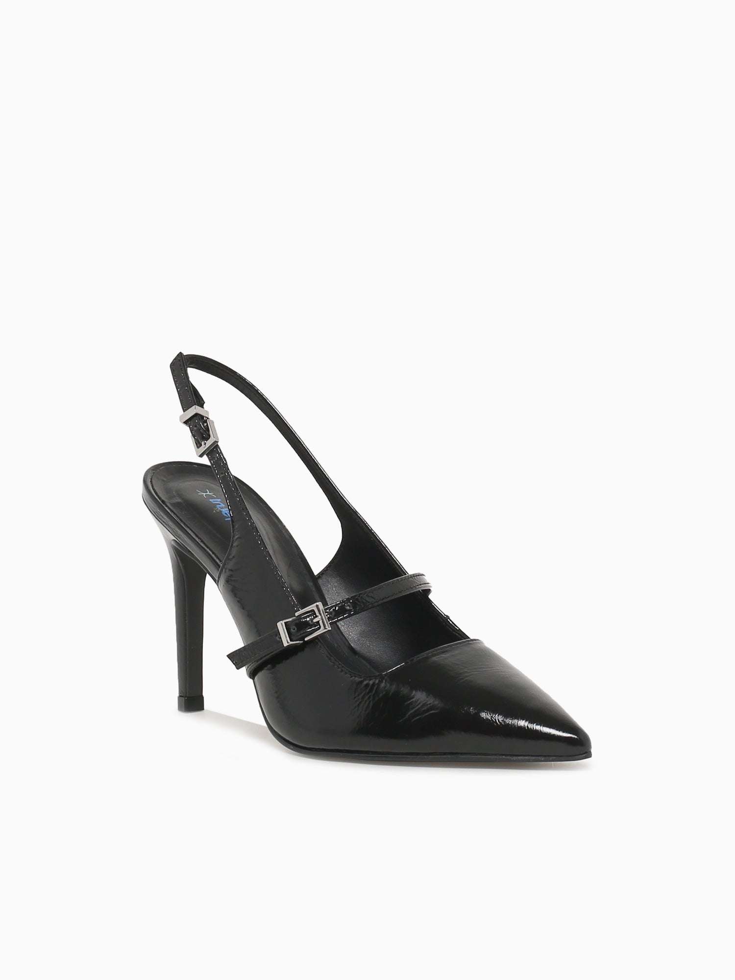 Pura Black Crinkle Leather Black / 5 / M