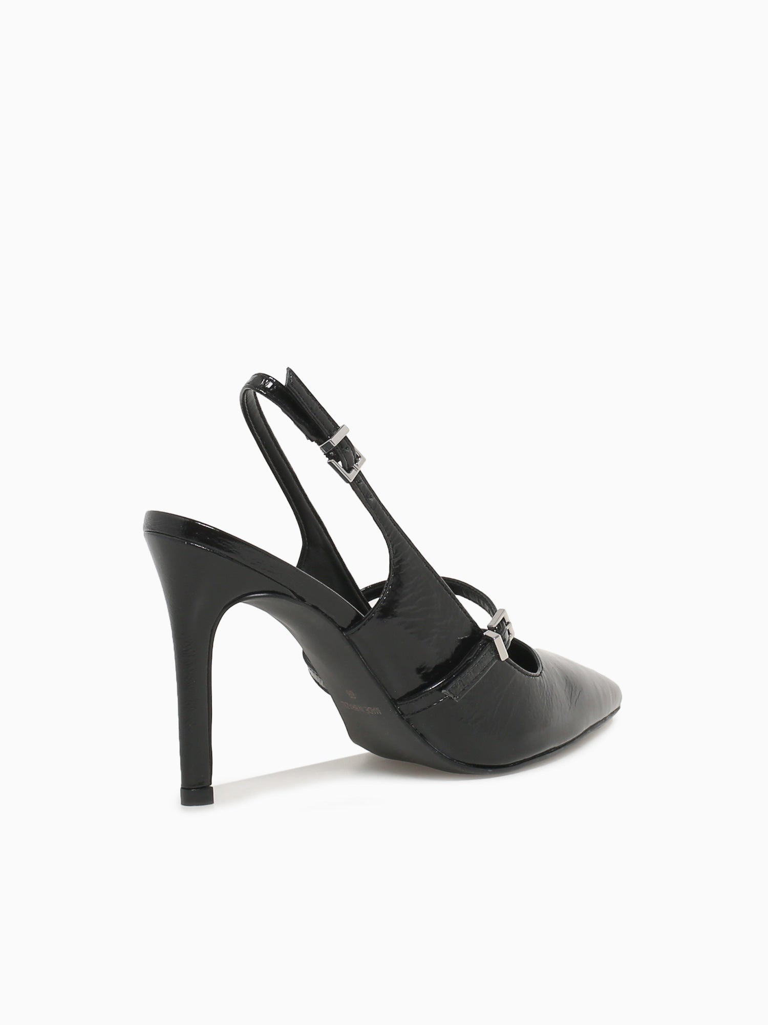 Pura Black Crinkle Leather Black / 5 / M