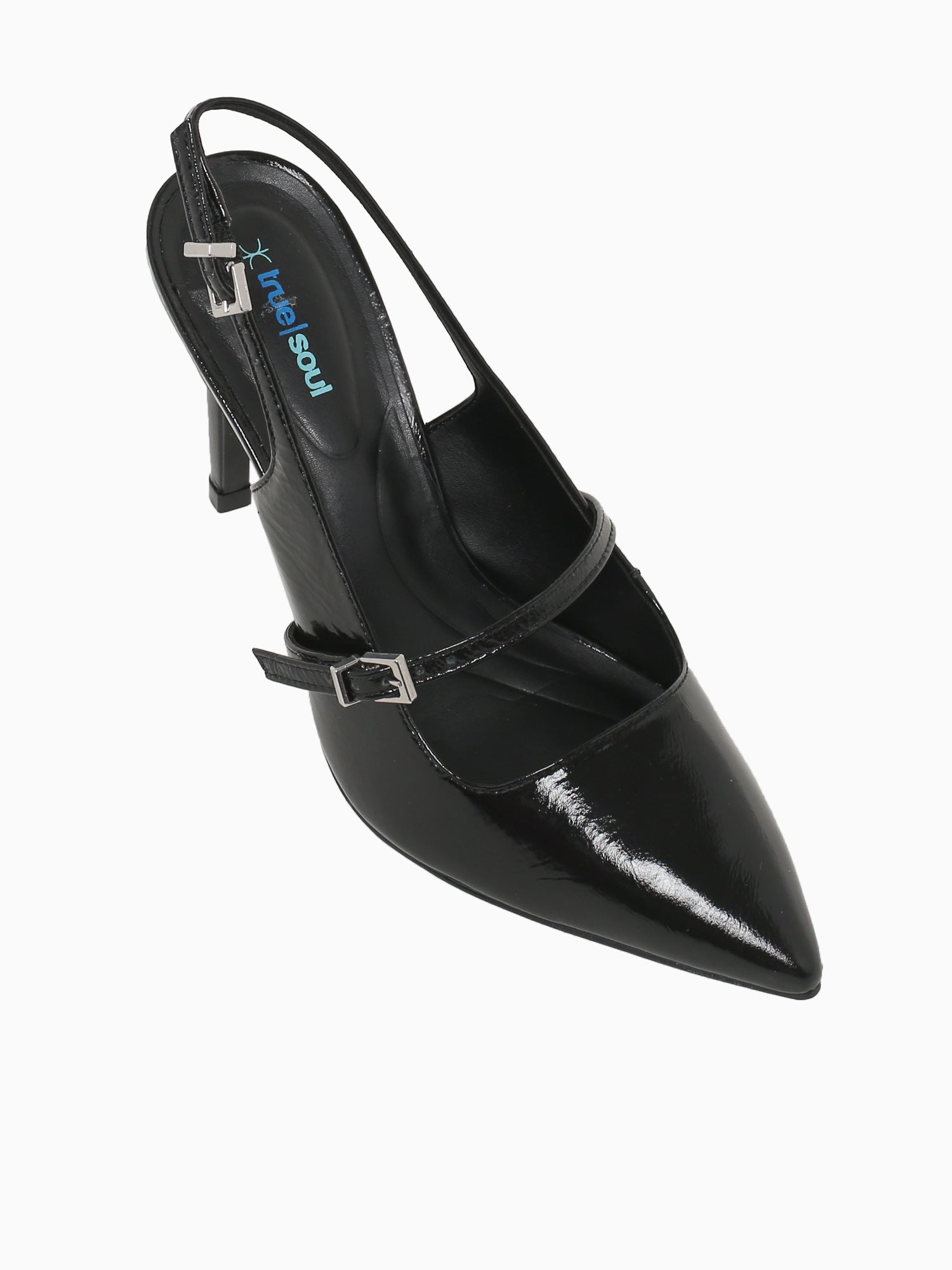 Pura Black Crinkle Leather Black / 5 / M