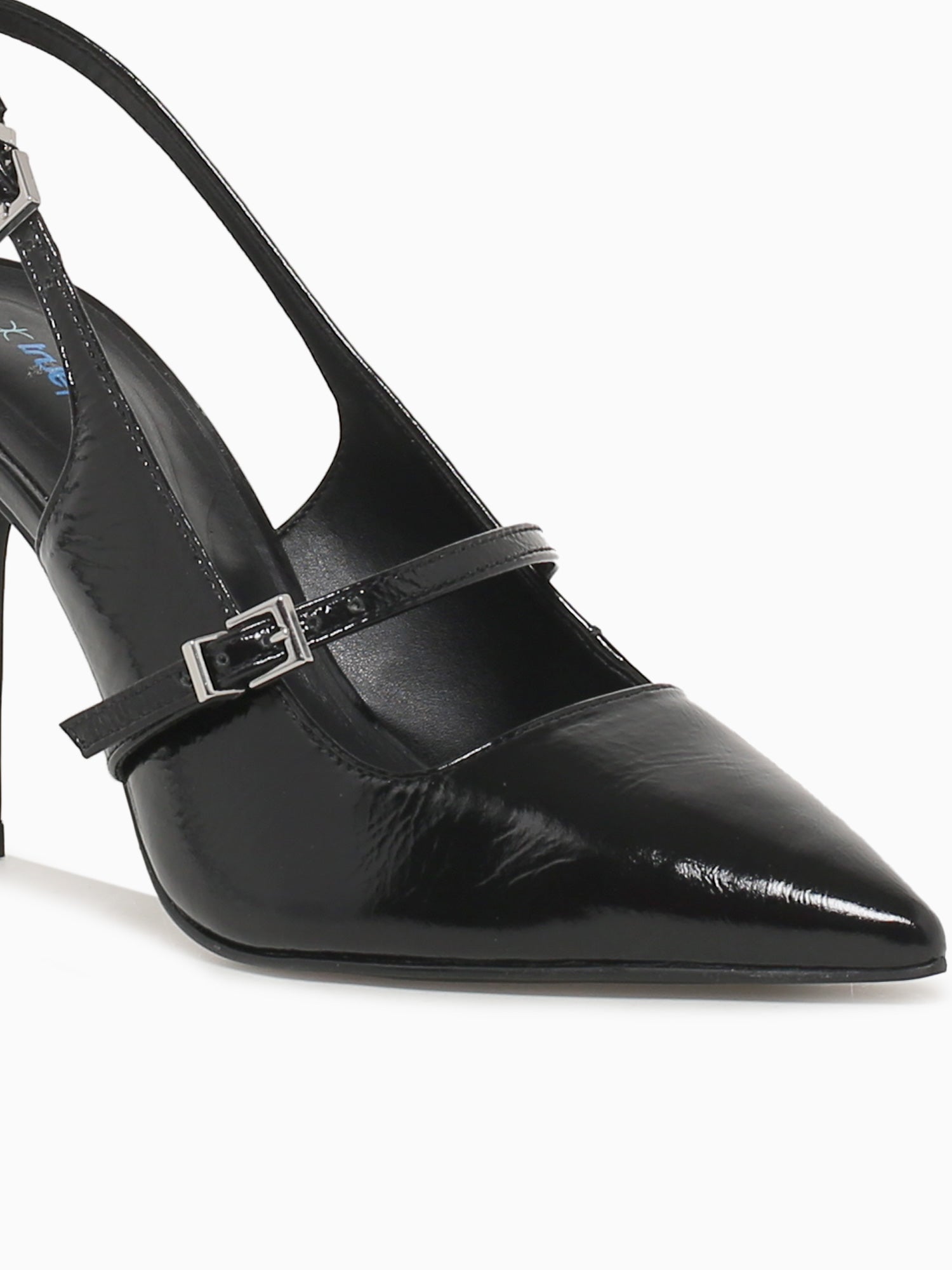 Pura Black Crinkle Leather Black / 5 / M