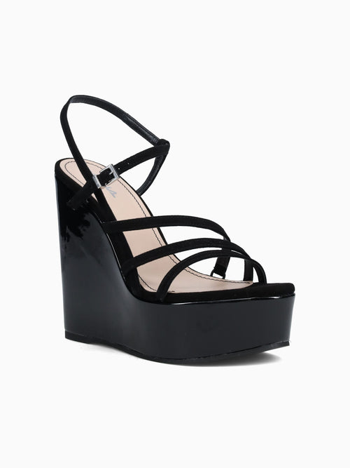 Mary Anne Black Patent Nbk Black / 5 / M