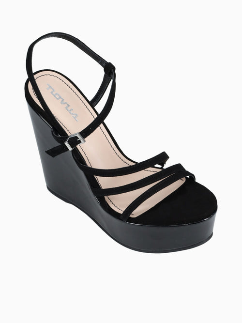 Mary Anne Black Patent Nbk Black / 5 / M
