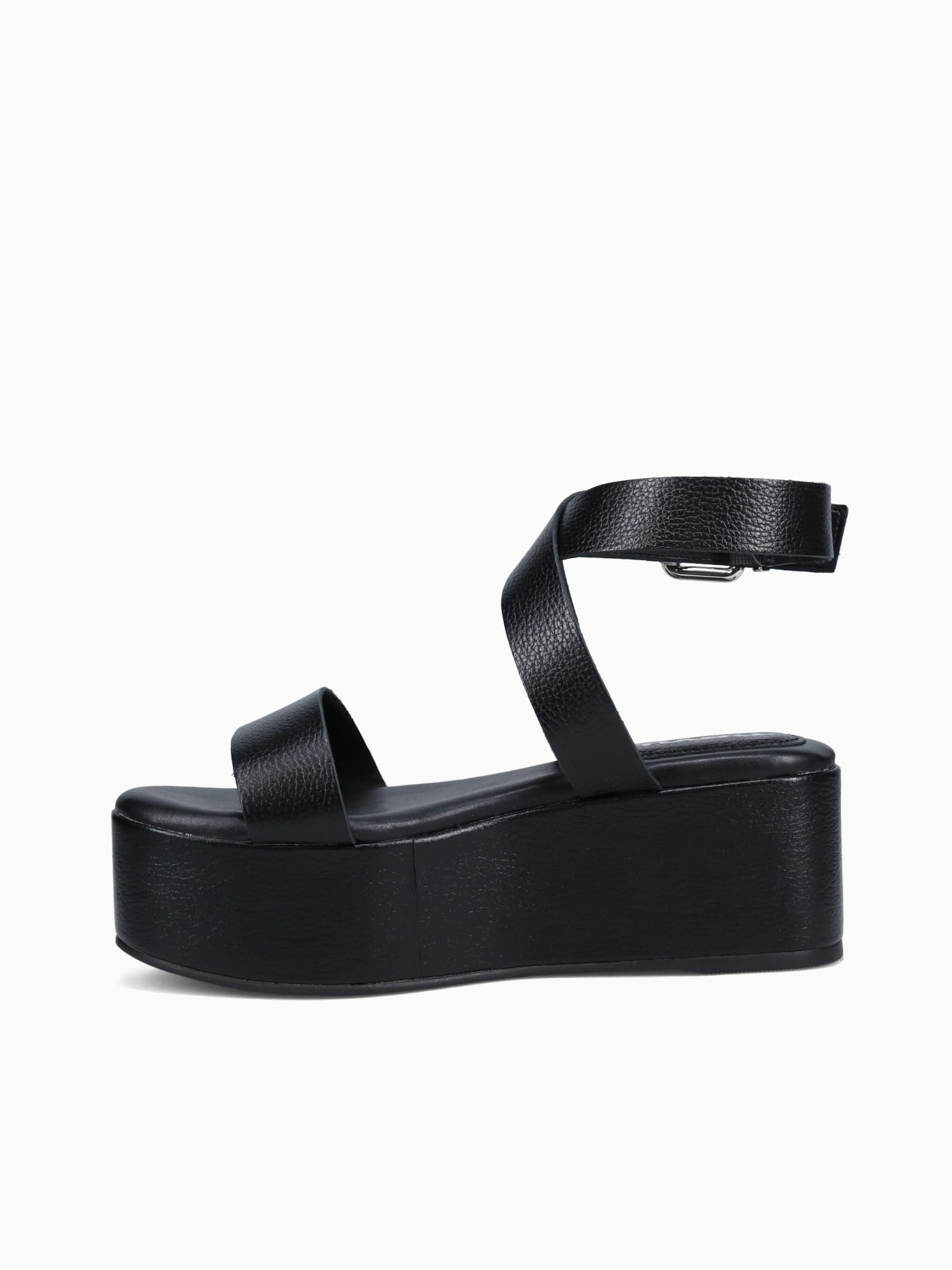 Linda Lu Black Floter Leather Black / 5 / M