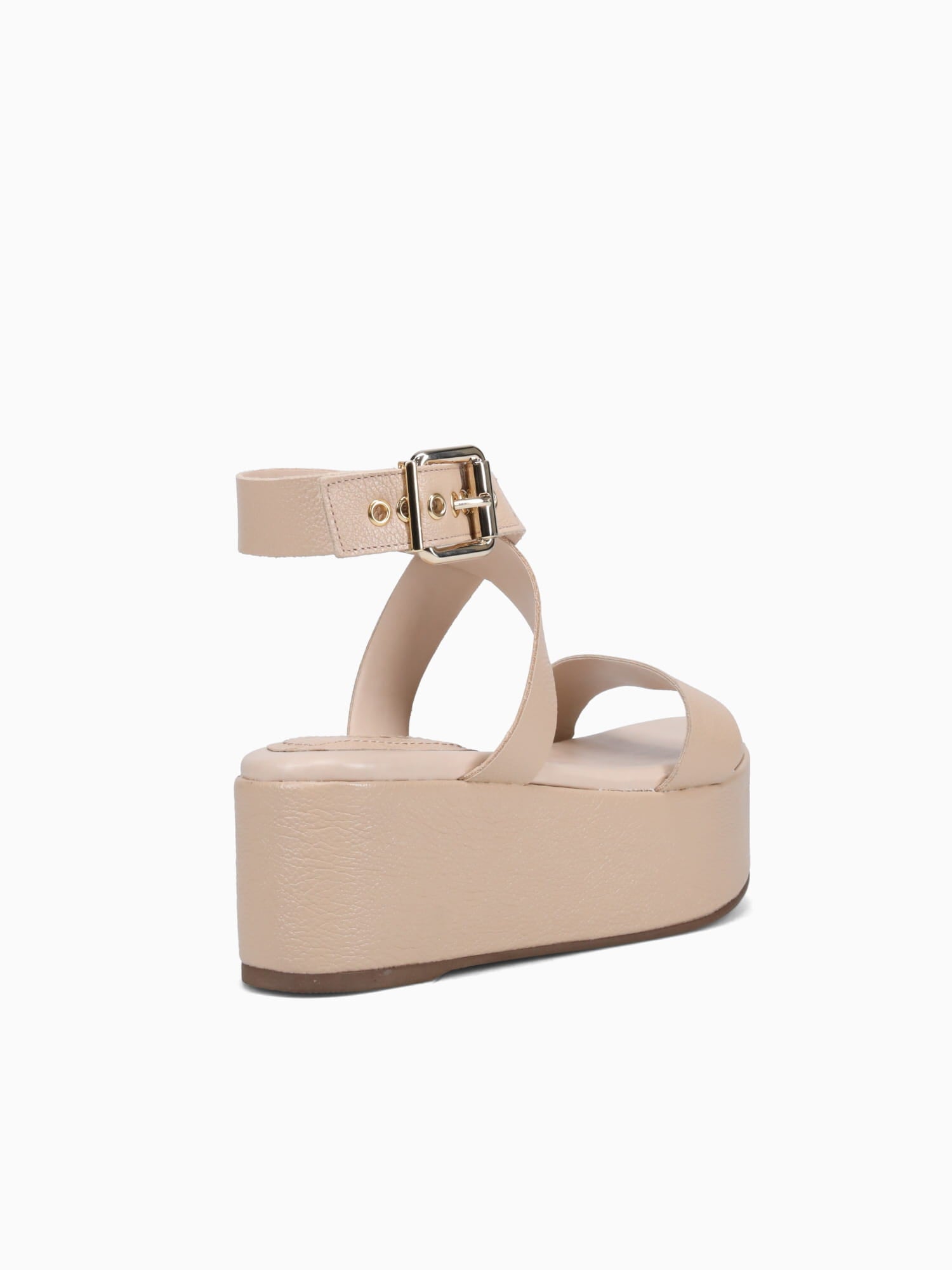 Linda Lu Fresh Sand Floter Leather Natural / 5 / M