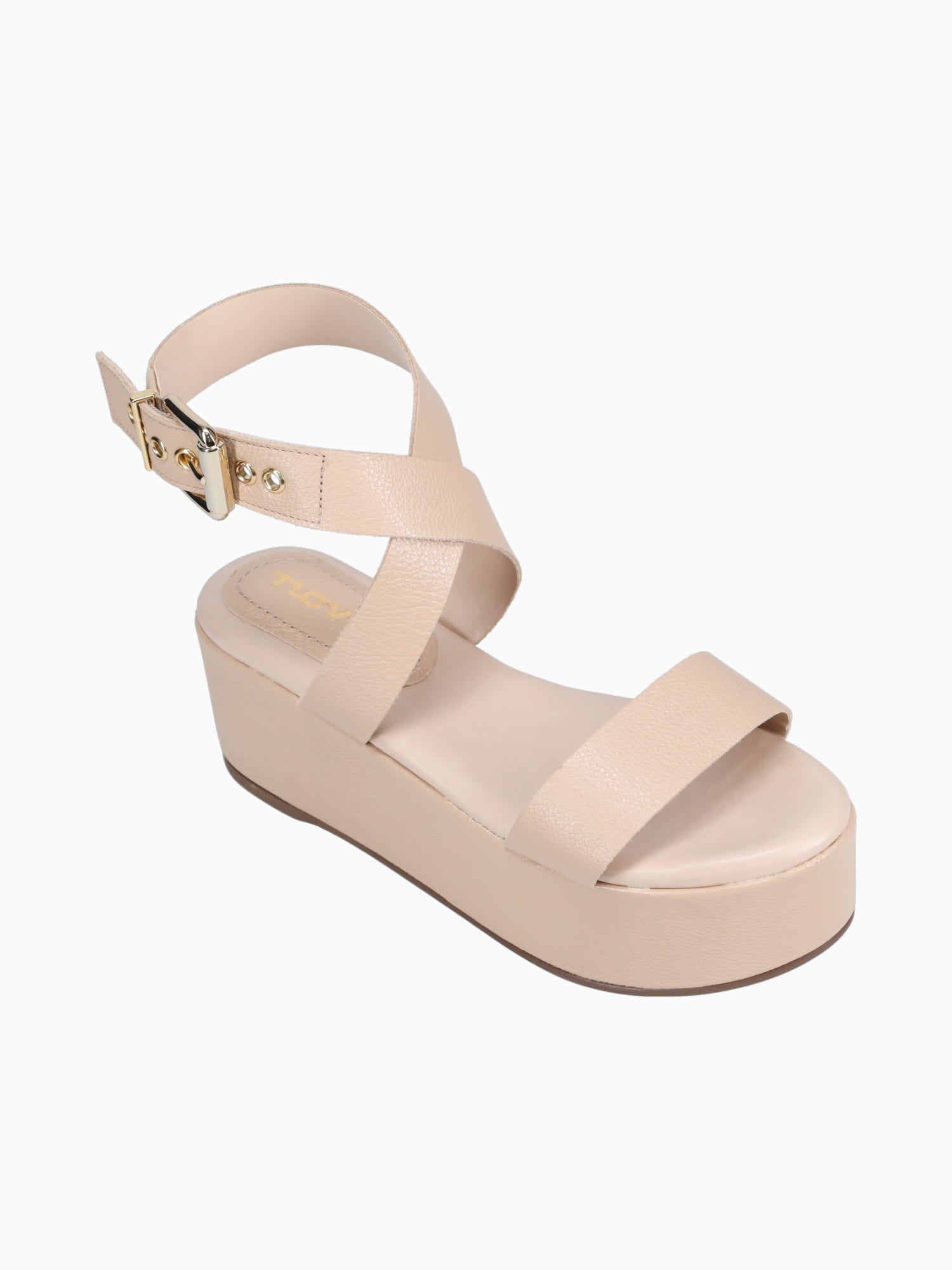 Linda Lu Fresh Sand Floter Leather Natural / 5 / M
