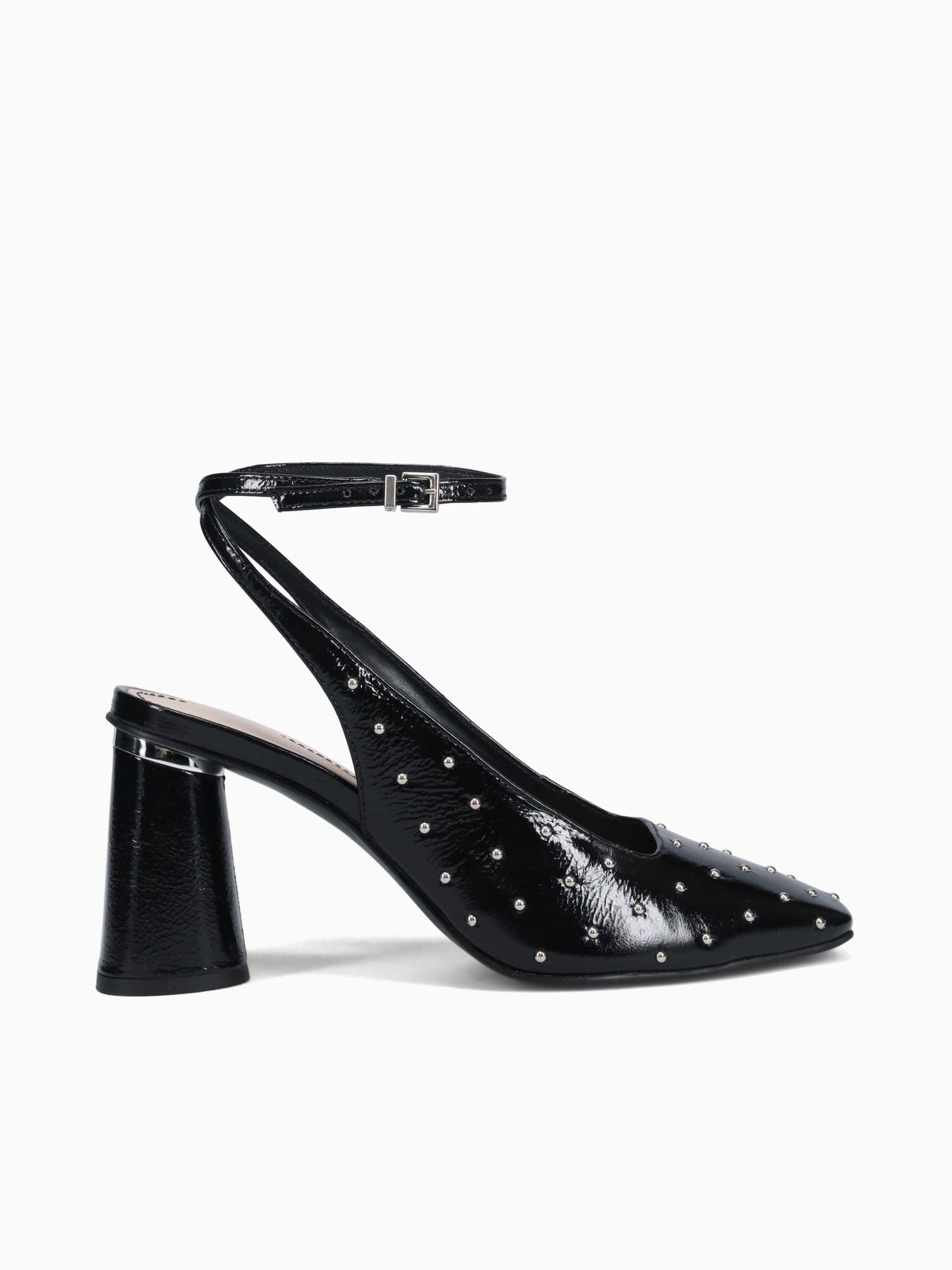Ruby Black Crinkle Leather Black / 5 / M