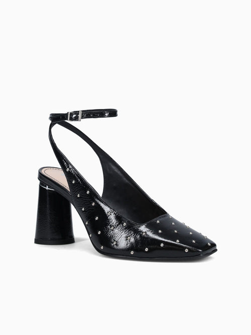 Ruby Black Crinkle Leather Black / 5 / M