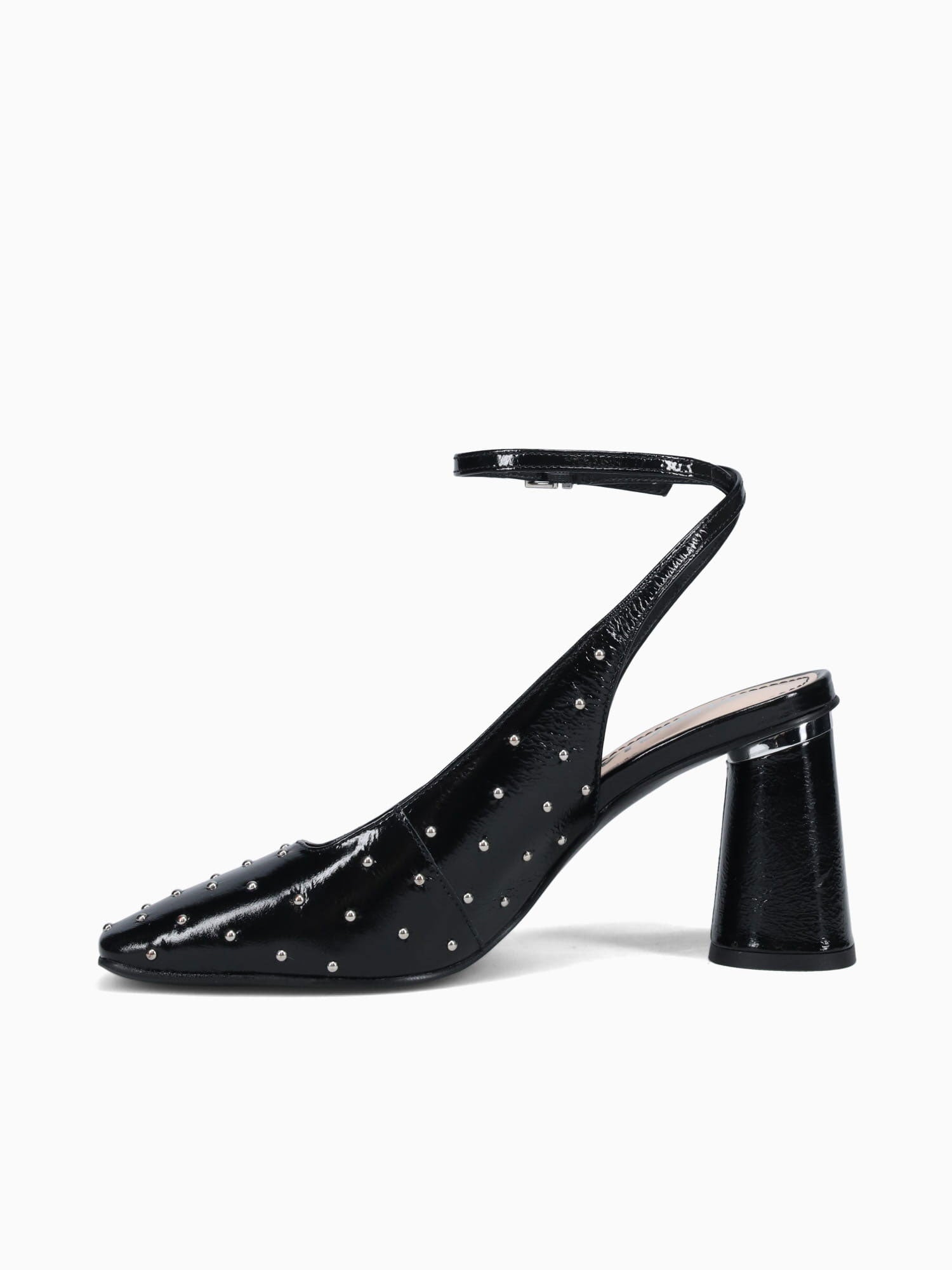 Ruby Black Crinkle Leather Black / 5 / M