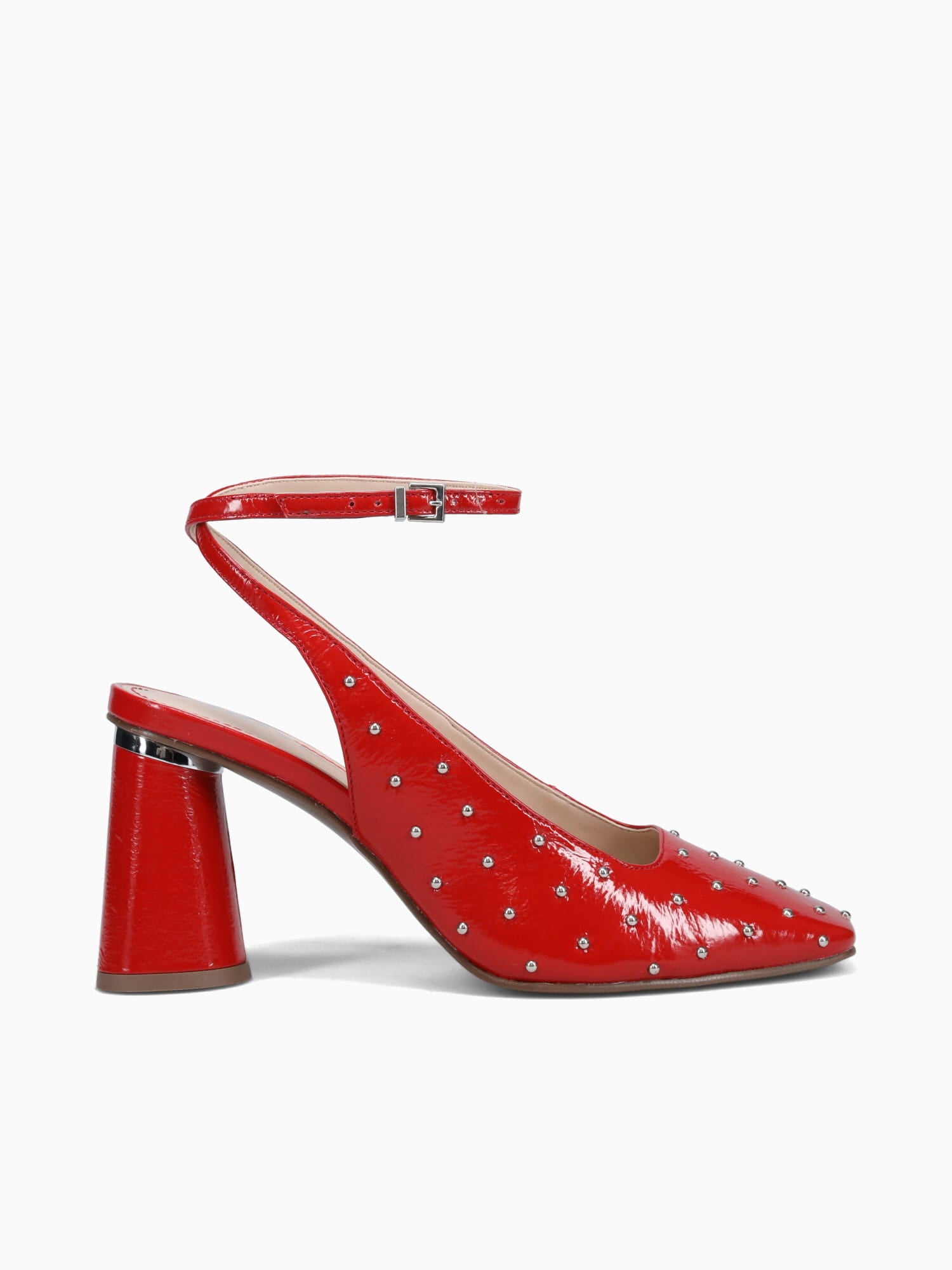 Ruby Rubi Crinkle Leather Red / 5 / M