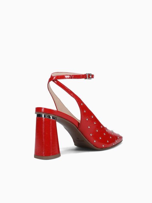 Ruby Rubi Crinkle Leather Red / 5 / M