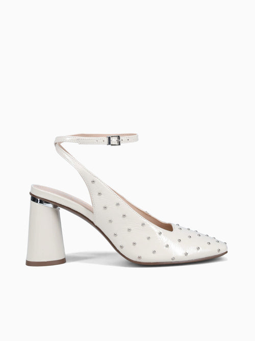 Ruby Off White Crinkle Leather Off White / 5 / M