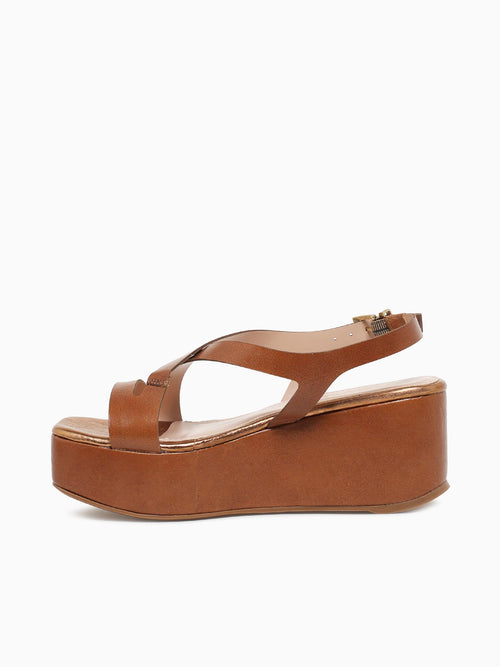 Alba Ocre Bronze leather Tan / 5 / M