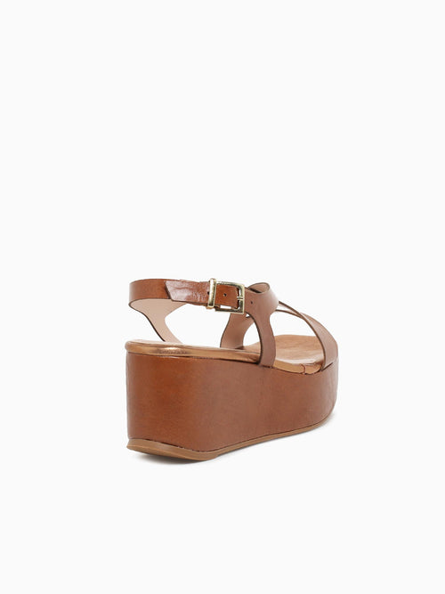 Alba Ocre Bronze leather Tan / 5 / M