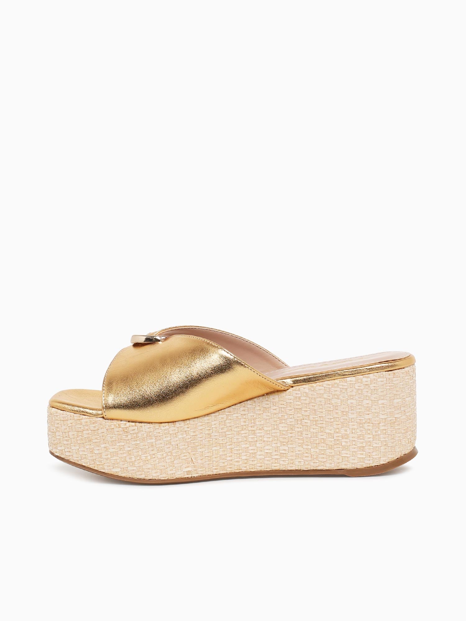 Olivia Ouro Metal Leather Gold / 5 / M