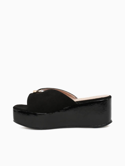 Olivia Black Gold nbk Patent Black / 5 / M