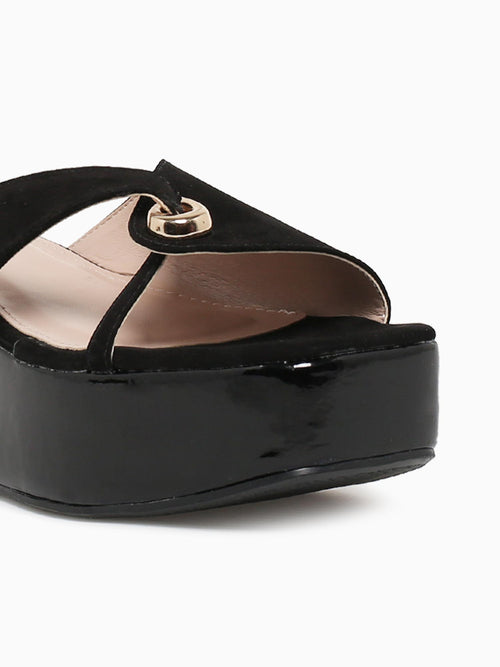 Olivia Black Gold nbk Patent Black / 5 / M