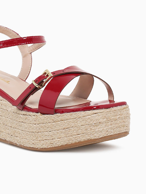 Vera Red Patent Leather Red / 5 / M