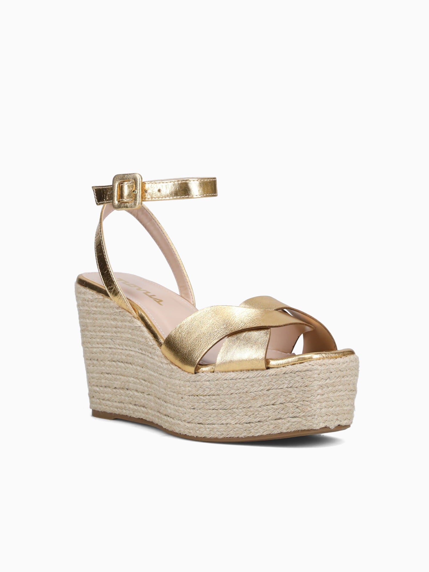 Nora Gold Metal Leather Gold / 5 / M
