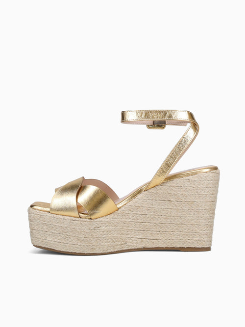 Nora Gold Metal Leather Gold / 5 / M