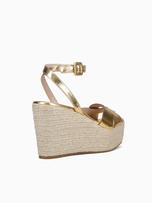 Nora Gold Metal Leather Gold / 5 / M