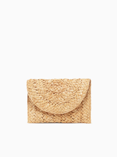 Aegean Clutch Natural Taupe