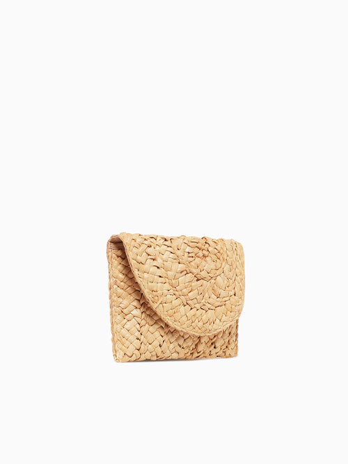 Aegean Clutch Natural Taupe