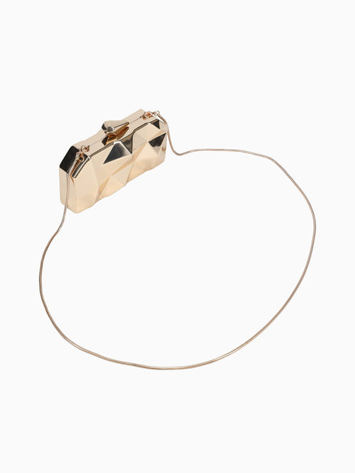 Shiloh Box Bag Gold