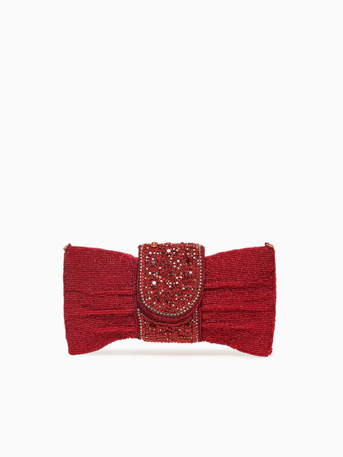 Bow Bag Clutch Red Red