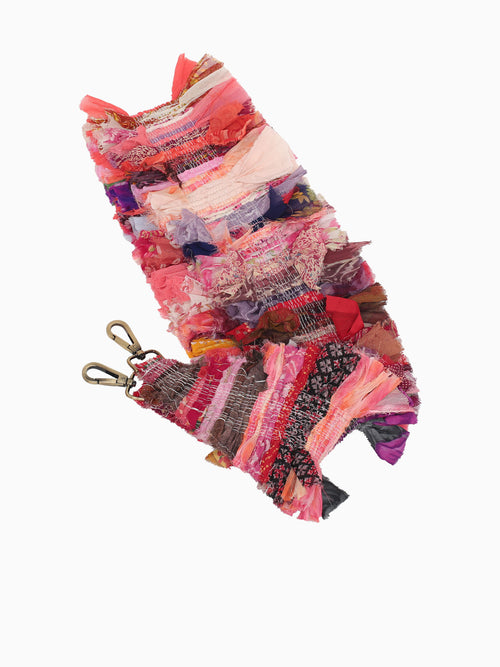 Fringed Tote Fuchsia Pink