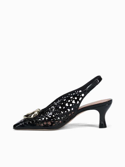 Cinzia Preto Verniz Show Black / 5 / M