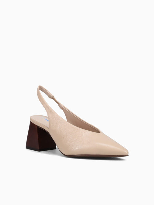 Colette Fresh Nude Couro Floater Beige / 5 / M