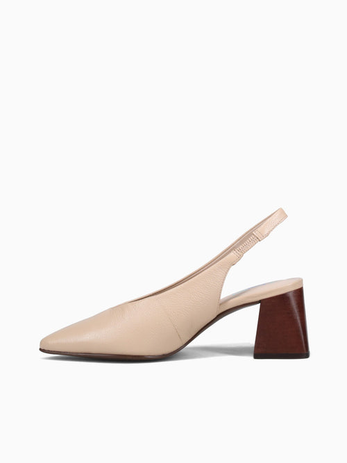 Colette Fresh Nude Couro Floater Beige / 5 / M