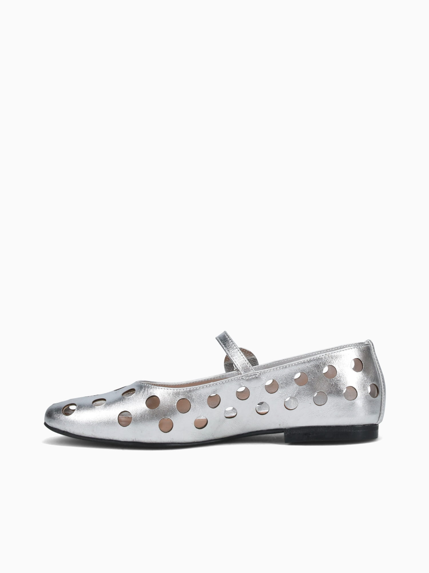 Brescia Silver Metal Leather Silver / 5 / M