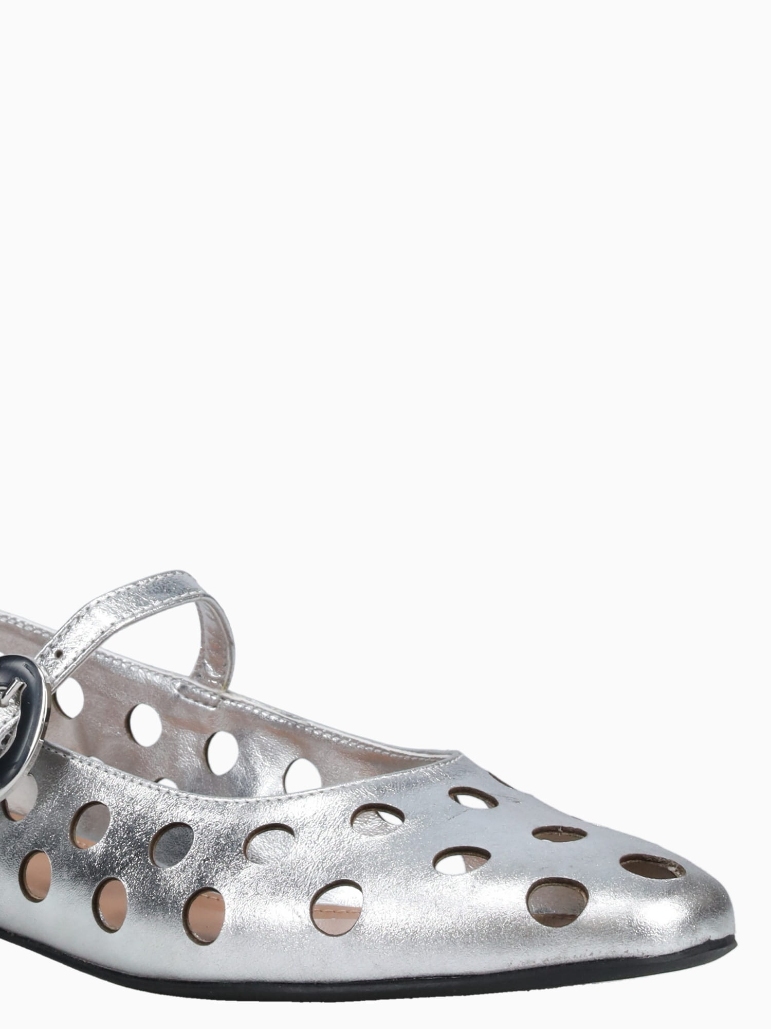 Brescia Silver Metal Leather Silver / 5 / M
