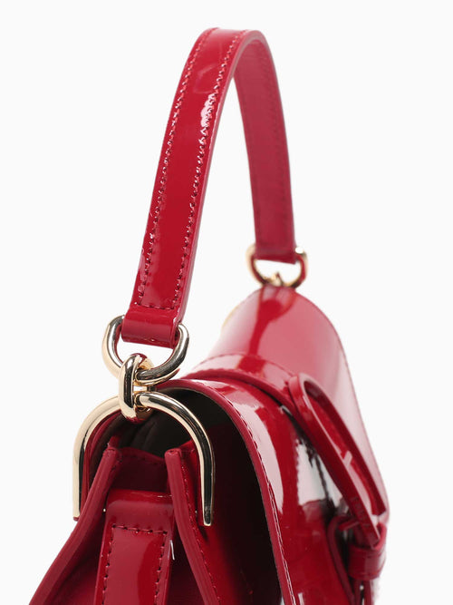 Furla Flow Mini Top Handle Rosso Red