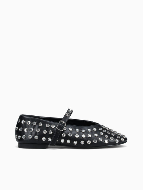 Carlota Black Crystals smooth Black / 5 / M