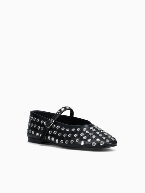 Carlota Black Crystals smooth Black / 5 / M