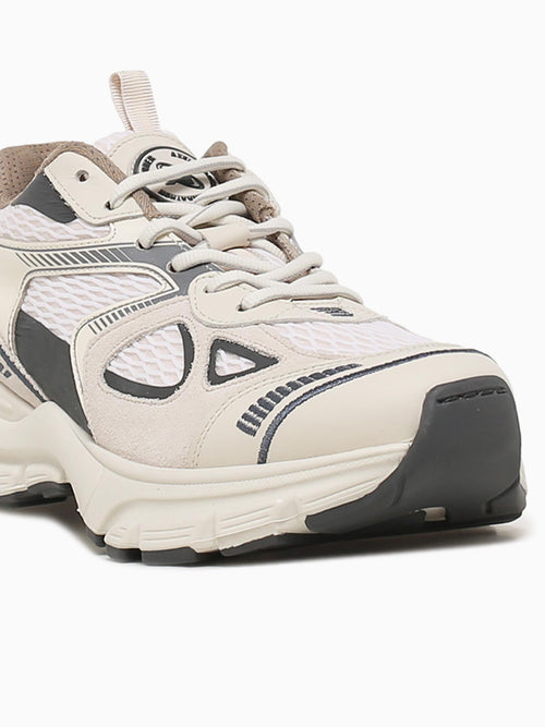 Marathon Runner Beige Dark grey leather Beige / 36 / M