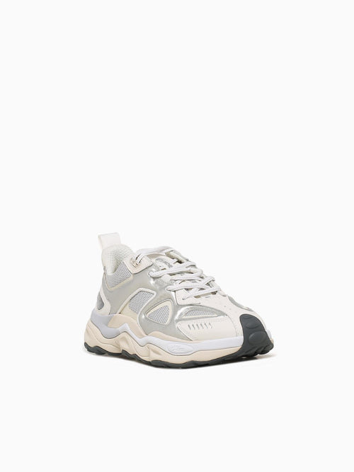 Satellite Runner Silver White leather Silver / 41 / M