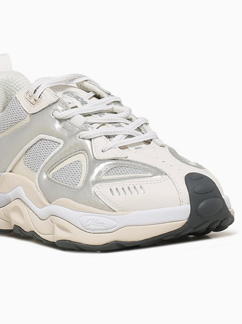 Satellite Runner Silver White leather Silver / 41 / M