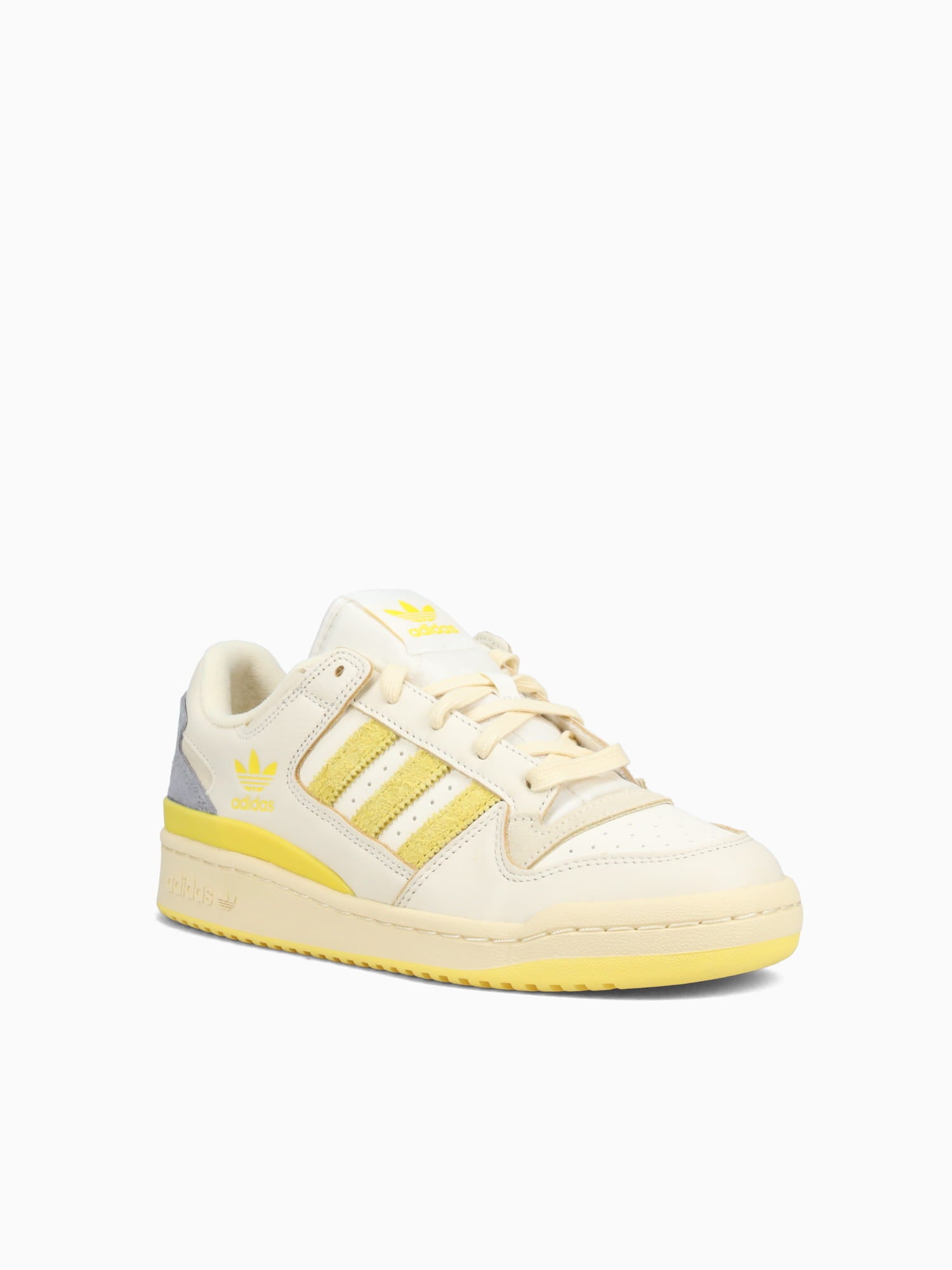 Forum Low Cl Cream White Yellow leather Yellow / 4 / M